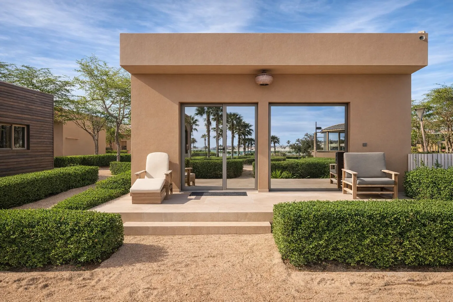 Kitesurfing session on the Dakhla lagoon